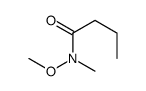 N-甲氧基-N-甲基丁酰胺结构式