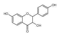 trans-3,4',7-trihydroxyflavanone结构式