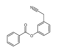 [3-(cyanomethyl)phenyl] benzoate Structure