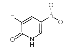 5-氟-6-羟基吡啶-3-硼酸结构式