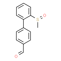 2'-(methylsulfinyl)[1,1'-biphenyl]-4-carbaldehyde Structure