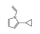 1H-Pyrrole,2-cyclopropyl-1-ethenyl-(9CI) Structure