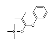 trimethyl-(2-methyl-1-phenoxyprop-1-enoxy)silane结构式