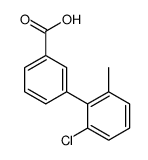 2-Chloro-6-methylbiphenyl-3-carboxylic acid Structure