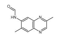 3,7-dimethyl-6-formamidoquinoxaline结构式