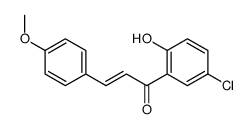 1-(5-chloro-2-hydroxyphenyl)-3-(4-methoxyphenyl)prop-2-en-1-one结构式