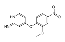 4-(2-Methoxy-4-nitrophenoxy)-2-pyridinamine结构式