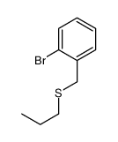 (2-Bromobenzyl)(propyl)sulfane Structure