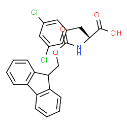 Fmoc-(S)-2-amino-3-(3,5-dichlorophenyl)propanoicacid Structure