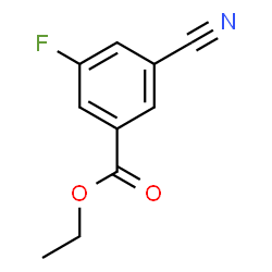 Ethyl 3-cyano-5-fluorobenzoate structure