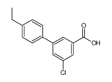 3-chloro-5-(4-ethylphenyl)benzoic acid Structure