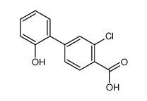 3-氯-2-羟基-[1,1-联苯]-4-羧酸结构式