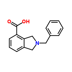 2-苄基异吲哚啉-4-羧酸结构式