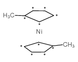 二(甲基环戊二烯基)镍(II)结构式