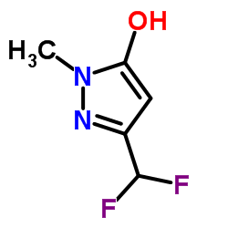 3-(Difluoromethyl)-1-methyl-1H-pyrazol-5-ol Structure