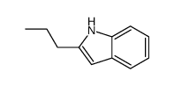 1H-Indole, 2-propyl-结构式