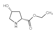 2-(R)-乙氧羰基-4-(R)-羟基吡咯烷结构式