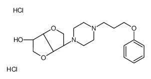 (3S,3aR,6S,6aR)-3-[4-(3-phenoxypropyl)piperazin-1-yl]-2,3,3a,5,6,6a-hexahydrofuro[3,2-b]furan-6-ol,dihydrochloride Structure