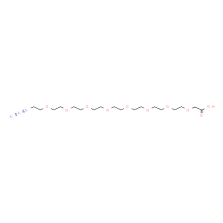 N3-PEG8-CH2COOH结构式