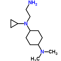 N-(2-Aminoethyl)-N-cyclopropyl-N',N'-dimethyl-1,4-cyclohexanediamine Structure