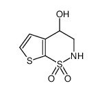 3,4-二氢-4-羟基-2H-噻吩并[3,2-e]-1,2-噻嗪-1,1-二氧化物结构式