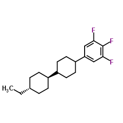 4-乙基-4'-(3,4,5-三氟苯)-1,1'-联环己烷结构式