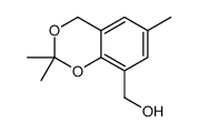 (2,2,6-trimethyl-4H-1,3-benzodioxin-8-yl)methanol结构式
