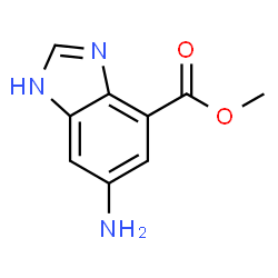 Methyl 6-amino-1H-benzo[d]imidazole-4-carboxylate Structure