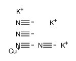 氰化亚铜钾结构式