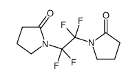 1-[1,1,2,2-tetrafluoro-2-(2-oxopyrrolidin-1-yl)ethyl]pyrrolidin-2-one结构式