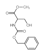 N-Cbz-DL-丝氨酸甲酯结构式