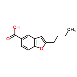2-Butyl-1-benzofuran-5-carboxylic acid Structure