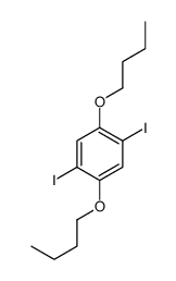 1,4-DIIODO-2,5-DIBUTOXYBENZENE Structure