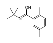 N-叔丁基-2,5-二甲基苯甲酰胺结构式
