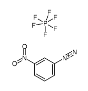 m-nitrobenzenediazonium hexafluorophosphate Structure