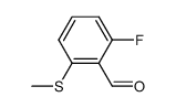 2-Fluoro-6-(methylthio)benzaldehyde Structure