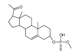 pregnenolone-3-O-methylthiophosphonate结构式