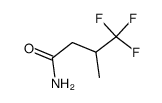 4,4,4-trifluoro-3-methylbutanamide结构式