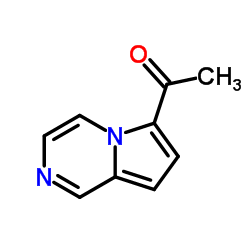 Ethanone,1-pyrrolo[1,2-a]pyrazin-6-yl-(9CI) Structure