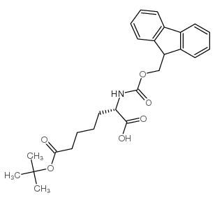 (S)-芴甲氧羰基-2-氨基庚二酸-7-叔丁基酯结构式