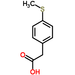 4-(Methylthio)phenylacetic acid Structure
