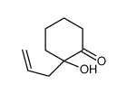 (2R)-2-hydroxy-2-prop-2-enylcyclohexan-1-one结构式