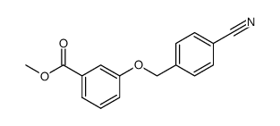 methyl 3-(4-cyanobenzyloxy)benzoate结构式
