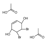 acetic acid,(1R,4R,5S,6S)-5,6-dibromocyclohex-2-ene-1,4-diol Structure