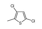 3,5-dichloro-2-methylthiophene Structure