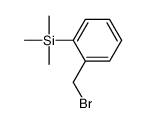 [2-(bromomethyl)phenyl]-trimethylsilane结构式