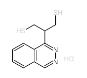 1,3-Propanedithiol,2-(1-phthalazinyl)-, hydrochloride (1:1) Structure