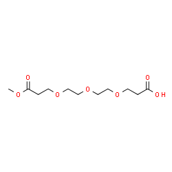 Acid-PEG3-mono-methyl ester结构式
