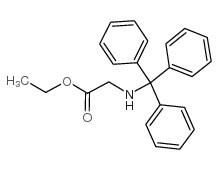 N-(三苯甲基)甘氨酸乙酯结构式