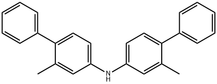 Bis-(2-methyl-biphenyl-4-yl)-amine结构式